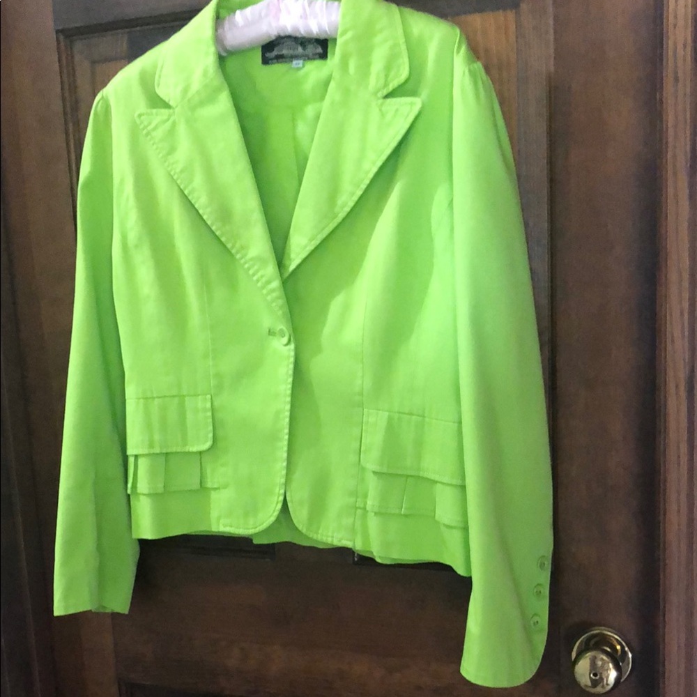 Bright Green Women's Blazer